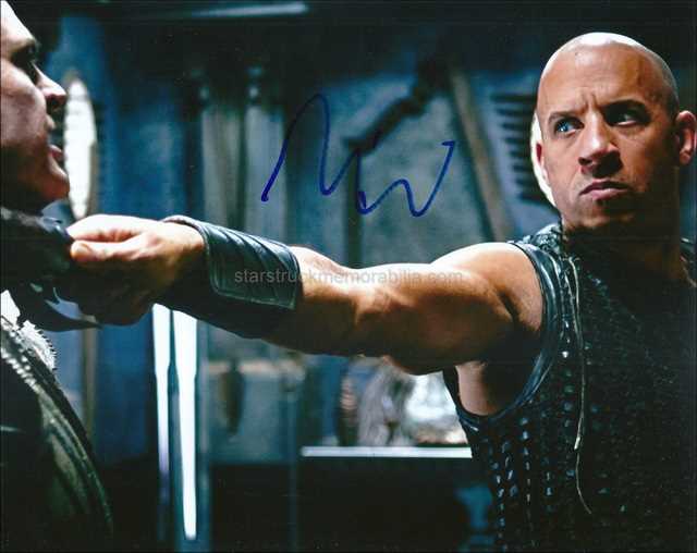 Vin Diesel Autograph Riddick Hand Signed 10x8 Photo Ebay